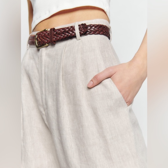 Reformation Mason Linen Pant - Picture 3 of 7